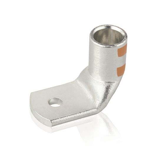 Наконечник каб. Color-Keyed, угол 90, 1 отверстие, медь лужен., оранжевый, 185мм2, d7 мм, 185M10-A-90 | 7TAA302040R0027 | ABB