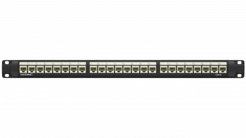 Патч-панель 19",1U,CAT6, 24 модуля RJ45, неэкранированная | RN6PPU24 | DKC
