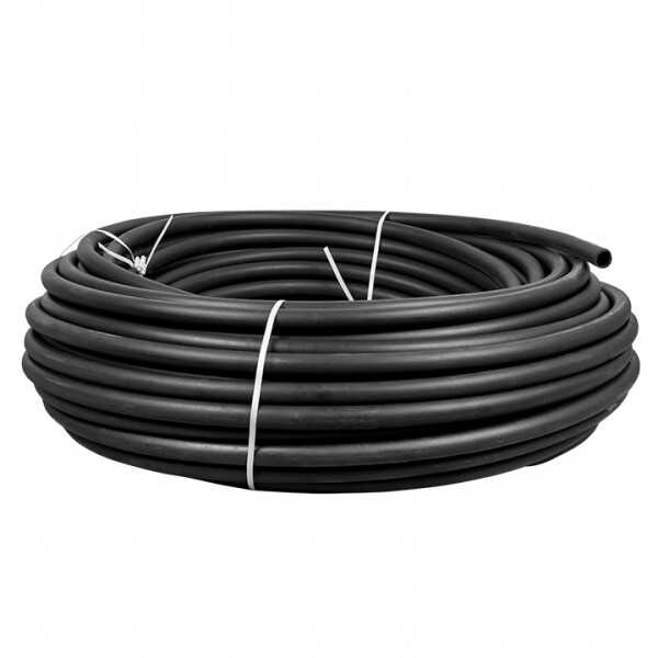 Труба жесткая гладкая ПНД 32мм (100м/уп) черный PROxima | tpndg-32 | EKF