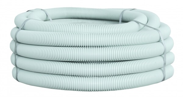 Труба гофр.ПВХ Plast с зондом d63мм (15м) | tg-z-63 | EKF