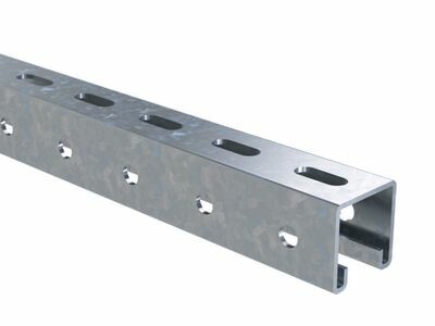 С-образный профиль 41х41, L500, толщ.2,0 мм, цинк-ламельный | BPV4105ZL | DKC
