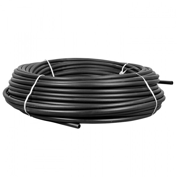 Труба жесткая гладкая ПНД 25мм (100м/уп) черный PROxima | tpndg-25 | EKF