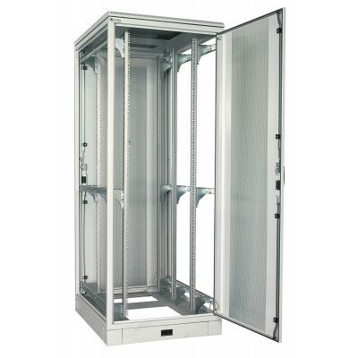 Шкаф напольный WZ-IT-426012-55AA-2-011-FP 19",42U,1963х600х1200мм,пер.и зад.дв.стал. двустворч.с перф.типа C 80%сер.(RAL7035)разобр.| 411467 | Zpas