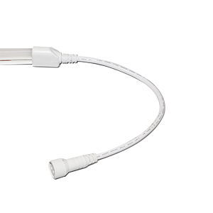 Комплект соединителей и заглушек, провод "горизонтальный" 300 мм для ленты NEON 10x20 DOME RGB 5 шт | V4-NS-00.0058.STR-0001 | VARTON