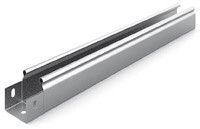 Лоток неперфорированный 50х50х3000, толщ. 0,55 мм, Сендзимир цинк | ЛНМЗТ-50х50х3000-0,55-СЦ | Ostec