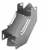 Угловой соединитель внутренний к лотку УЛ 600х200, толщ. 1,0 мм, Сендзимир цинк | УСВНР90-600х200-1,0-СЦ | Ostec