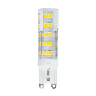 Лампа светодиодная LED-JCD-VC 9Вт 230В G9 3000К 810Лм | 4690612019925 | IN HOME
