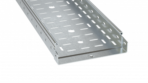 Лоток перфорированный 50x200х6000, 1,0 мм, цинк-ламельный | SPV60520ZL | DKC