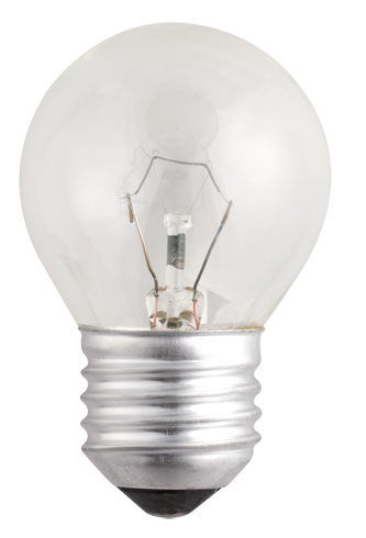 Лампа накаливания ЛОН 40Вт Е27 240В P45 clear | 3320263 | Jazzway