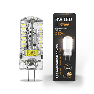 Лампа светодиодная LED 3Вт GY6.35 AC150-265В 2700К | 107719103 | Gauss