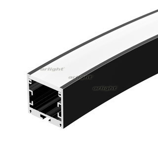 Профиль SL-ARC-3535-D1500-A90 BLACK (1180мм, дуга 1 из 4) | 025514 | Arlight