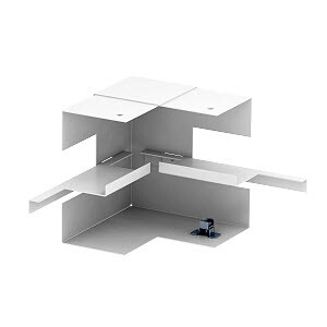 Внутренний угол кабельного канала Rapid 80 нерегулируемый 70x130 мм (сталь,светло-серый) (GS-SI70130LGR) | 6277242 | OBO Bettermann