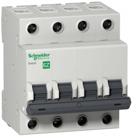 Выключатель автоматический четырехполюсный EASY 9 10А B 4,5кА | EZ9F14410 | Schneider Electric