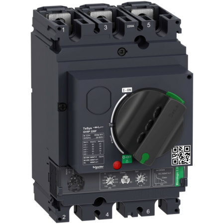 АВТ.ВЫКЛ GV5P T/M 220A 36kA | GV5P220F | Schneider Electric