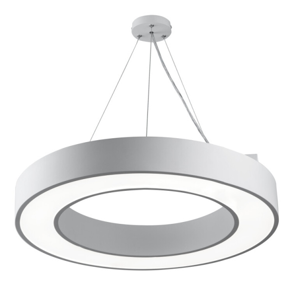 Светильник светодиодный Geometria Ring SPO-133-W-40K-045 45Вт 4000К 3200Лм IP40 600*600*80 белый подвесной | Б0050562 | ЭРА