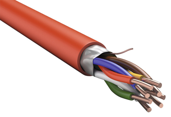 ITK Кабель КПСЭнг(А)-FRLSLTх 2х2х1,0 красный (200м) | FR1-02-F-7504 | ITK