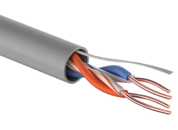 Кабель UTP 2PR 24AWG CAT5e 305м | 01-0027 | PROconnect