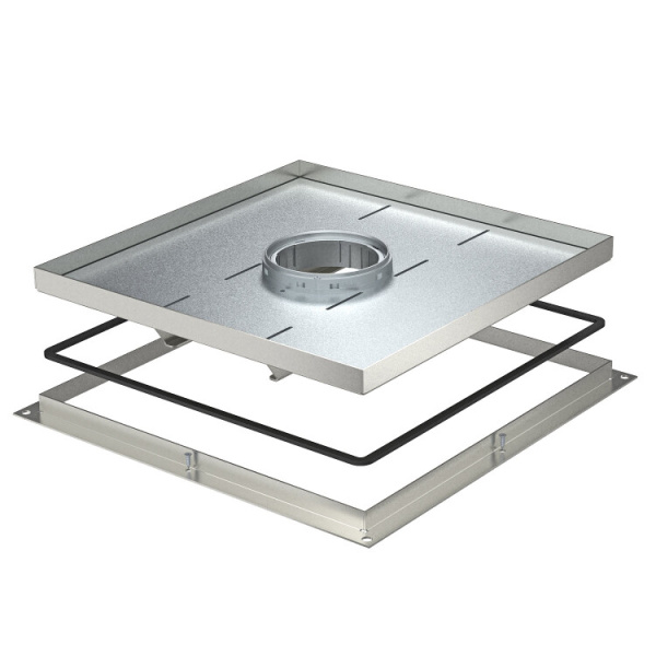 Усиленная кассетная рамка RKF2 SL2 383x383x20 мм (сталь) (RKF2 SL2 V3 20) | 7409542 | OBO Bettermann