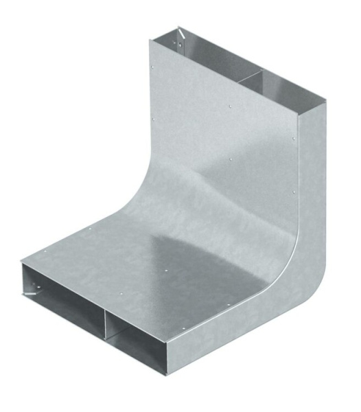 Вертикальный угол 90° кабельного канала EUK 190x48 мм (сталь) (KV2 19048) | 7400628 | OBO Bettermann