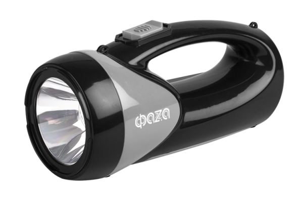 Фонарь прожекторный AccuF8-L1W/L12-bk (черн.) | 5008908 | ФАZА
