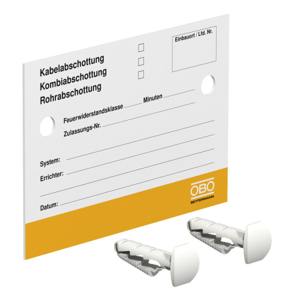 Маркировочная табличка (KS-S DE) | 7205425 | OBO Bettermann