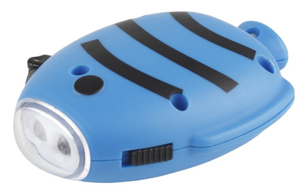 Фонарь детский динамо "Рыба" DA5-R 2xLED, бл (10/100/1000) | Б0003778 | ЭРА