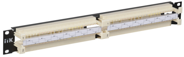 Кросс-панель 19 100-парная 1U 110 т. | CP100-1U110 | ITK