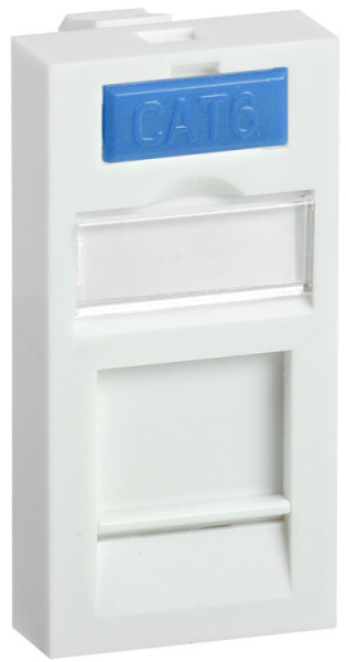 Вставка 45х22,5мм для 1 мод. Keystone Jack с маркером | CS6-11M | ITK