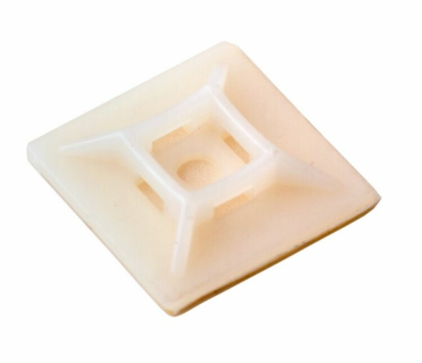 Площадка под винт самоклеящаяся 28х28 мм, белая, упаковка 100 шт. | 07-2228 | REXANT