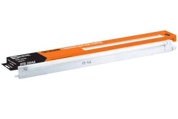 Светильник люминесцентный ЛПБ 2004А 24Вт Т4 G5 IP20 с лампой без рассеивателя | SQ0305-0121 | TDM