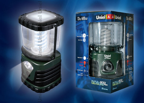 Фонарь-offroad Premium «in full measure 600 max» P-TL091-B Green пластик 13 W лампа, 6 х DDD н/к, зеленый | 03816 | Uniel