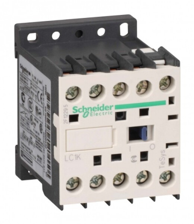 КОНТАКТОР K 3P,9 A,НО,220V 50/60 ГЦ,ЗАЖИМ ПОД ВИНТ | LC1K0910M7 | Schneider Electric