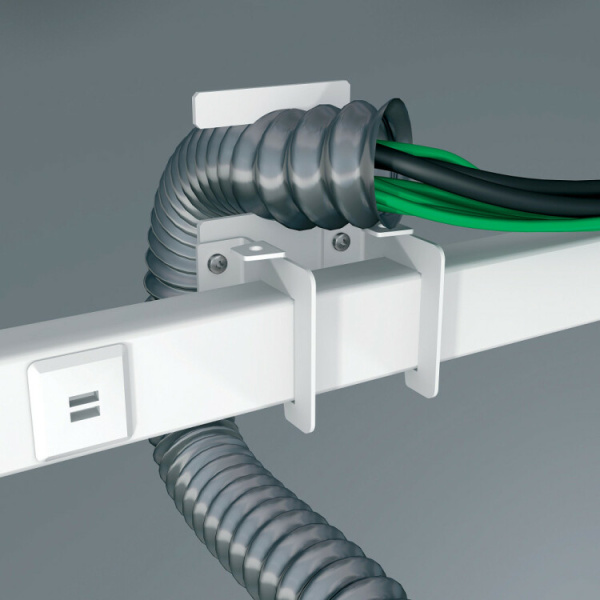 КРЕПЛЕНИЕ ГОФРОТРУБЫ К ШИНОПРОВОДУ | ISM20815 | Schneider Electric