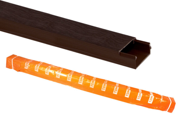 Кабель-канал 25х25 (50м) "ЭКО" 3D (бук) | SQ0402-0406 | TDM