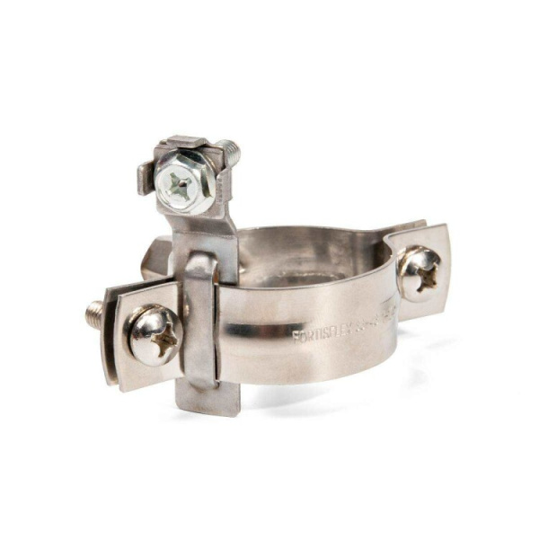 Хомут трубный заземления ТХЗ (INOX) 1 1/2" | 83240 | Fortisflex