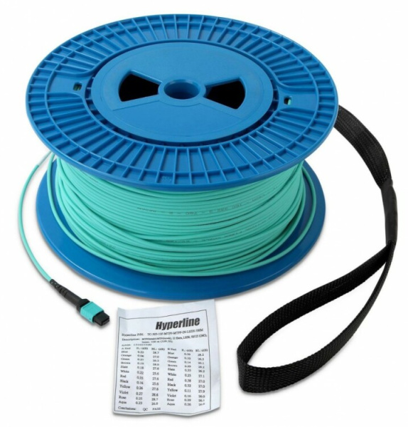 Транковая сборка TC-DT-504-1xMPOF12/PX-1xMPOF12/PY-IN-40M-LSZH-AQ (TC-504-12F-MTPF-MTPF-IN-LSZH-40M)в.о,MTPмMTPм,40/100G,40м | 46412 | Hyperline