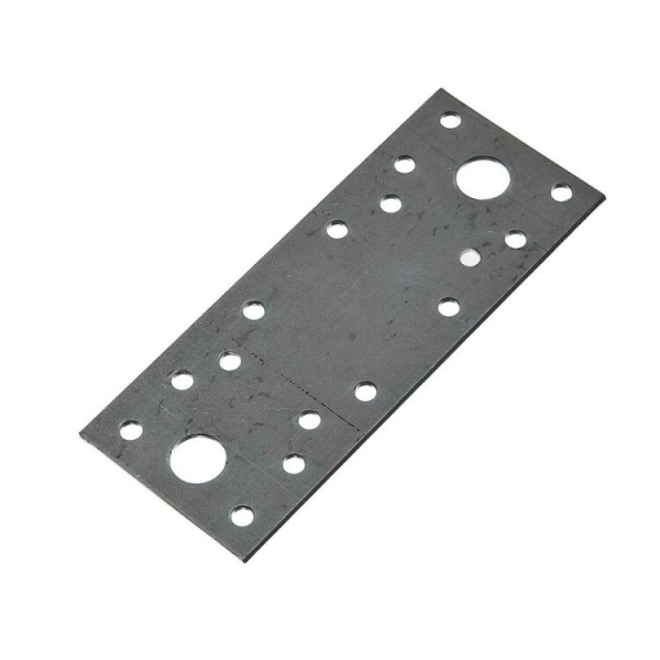 Пластина крепежная 100х35х2, оцинкованная - накл. | 124440 | Tech-KREP