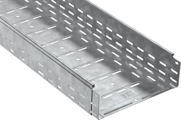 Лоток перфорированный 100х200х3000-1,0 HDZ | CLP10-100-200-100-3-M-HDZ | IEK