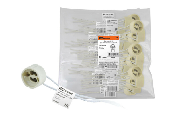 Патрон для галогенных ламп GU10 | SQ0335-0018 | TDM