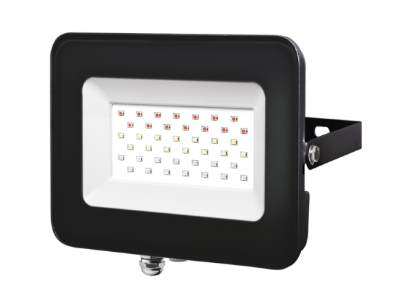 Прожектор светодиодный PFL- 30W RGB BL IP65 Прожектор ЧЕРНЫЙ | .5016408 | Jazzway