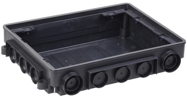 Коробка напольная ONFLOOR 12 модулей |KNU-12-PA-9011 | IEK