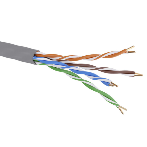 Кабель CAT 5e, U/UTP, Hг(A)-LSLTx, бухта 305м, серый | RN5EUUA03GY | DKC