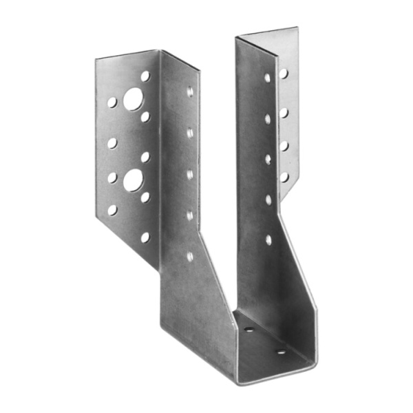 Опора бруса раскрытая 90х52х50х2, оцинкованная - накл. | 124435 | Tech-KREP