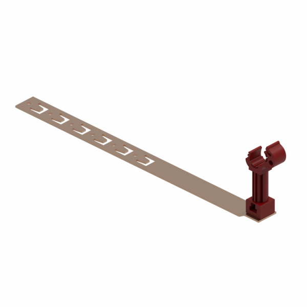 Прямой держатель под черепицу, 330мм,медь | ND2214CU | DKC