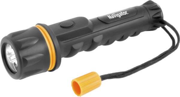Фонарь универсальный NPT-R06-2AA Пластик + резина. 1LED 0.5Вт | 71584 | Navigator