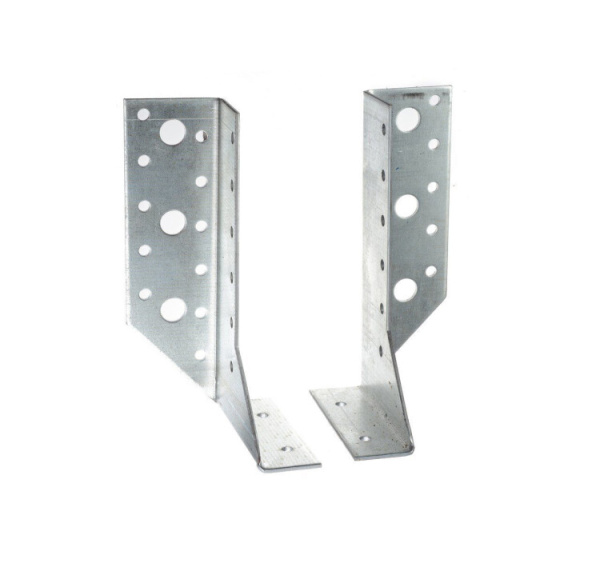 Опора балки левая 140х76х25х2, оцинкованная - накл. | 124429 | Tech-KREP