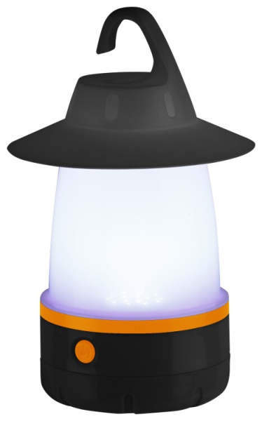 Фонарь кемпинговый KB-503 черный 1WxLED, 3xAA, картон | Б0031533 | ЭРА