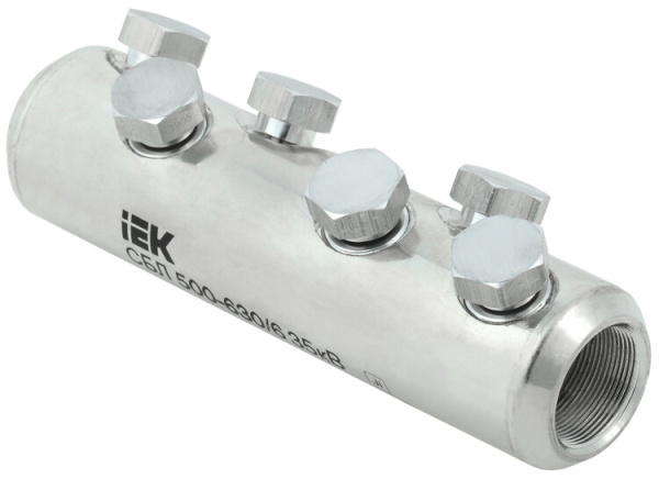 Соединитель болтовой луженый СБЛ 500-630/6 35кВ | UCB11-500-630-06-35 | IEK