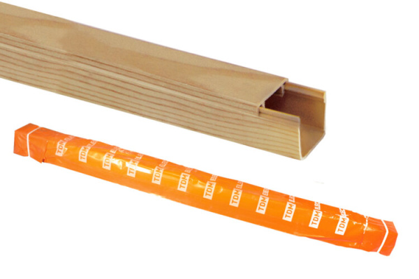 Кабель-канал 12х12 сосна 3D (140м) | SQ0402-0301 | TDM