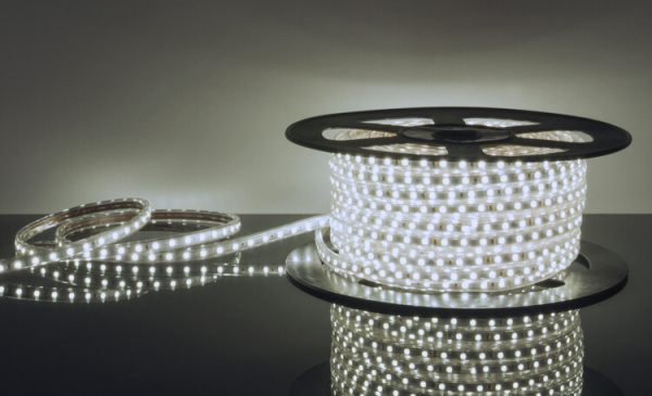 Лента светодиодная LSTR003 220V 14,4W 60Led 5050 IP65 белый, 50 м | a033710 | Elektrostandard